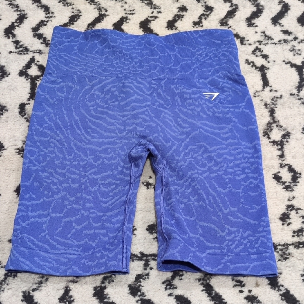 Gymshark Blue Bike Shorts